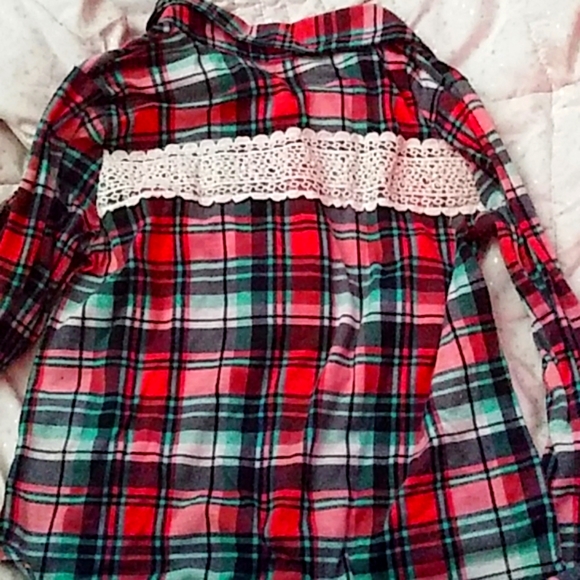 Long sleeve button up 10/12M girl - Picture 2 of 2